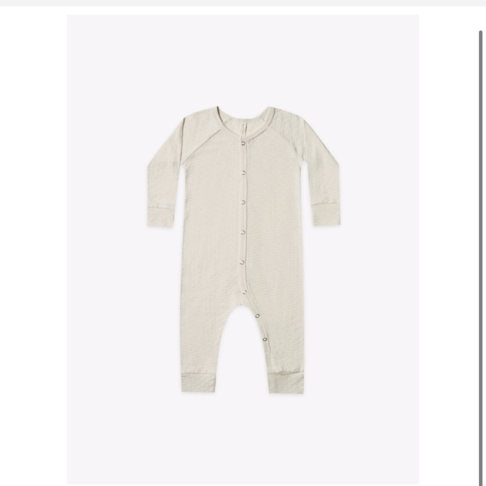 Quincy Mae Cream Kids One Piece